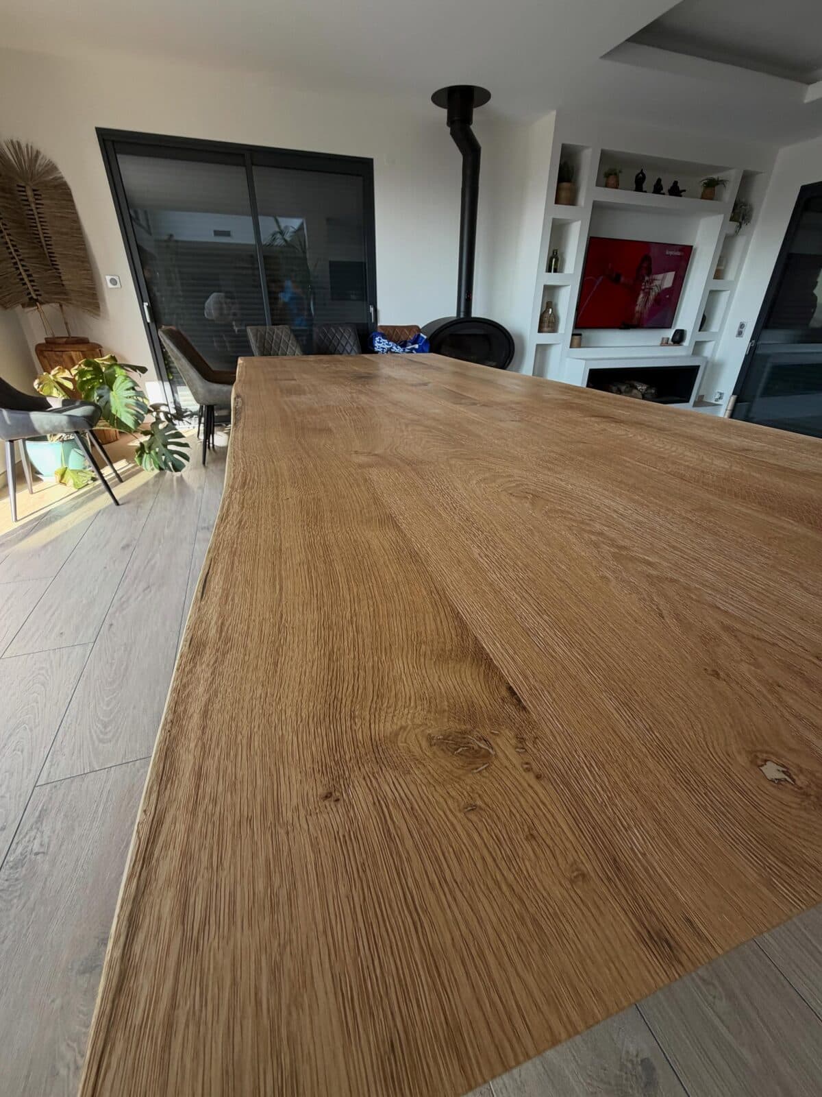 Table en chêne massif sur mesure