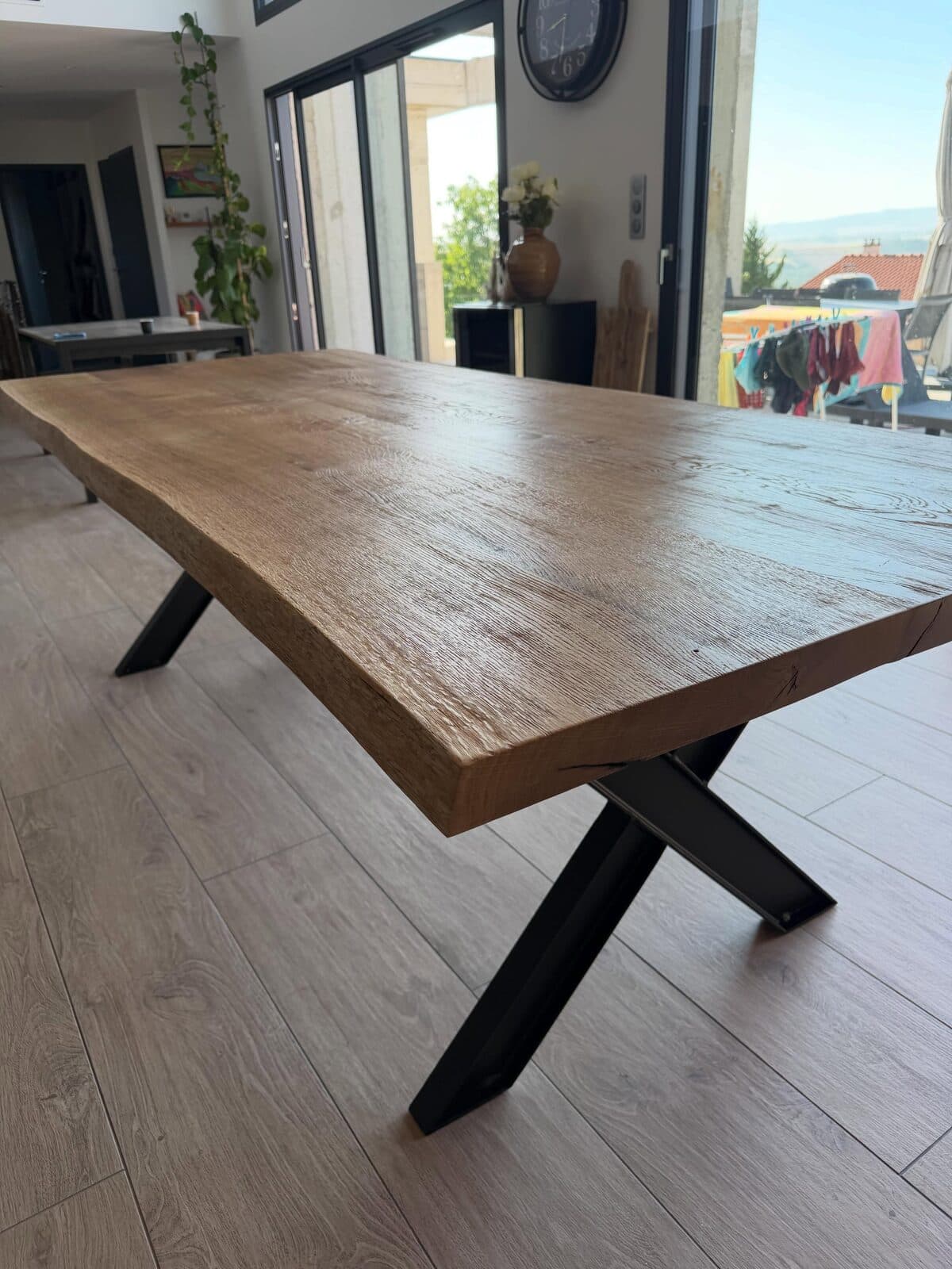 Table en chêne massif sur mesure