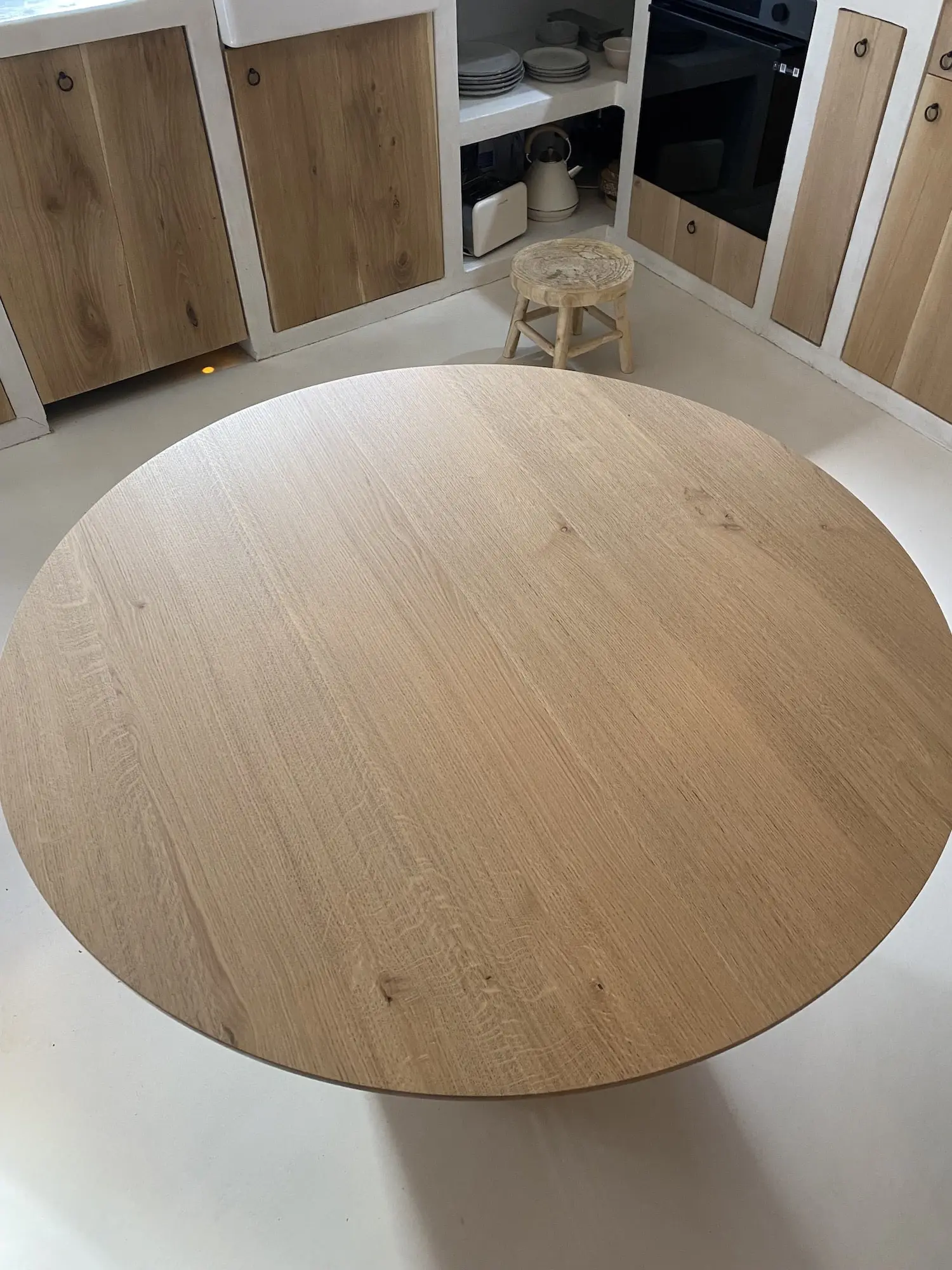 Table ronde chêne